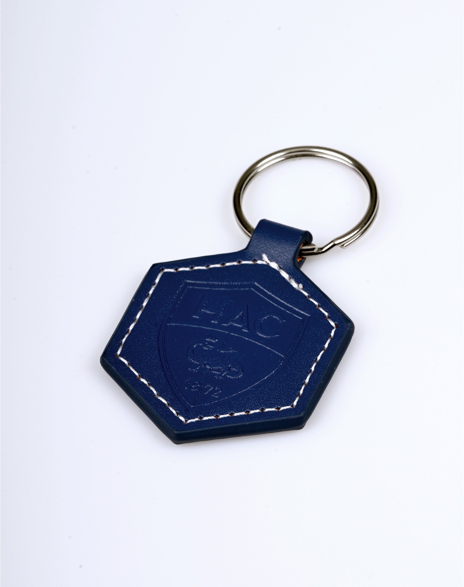 Porte-Clés Blason Embossé HAC - 3/4 face