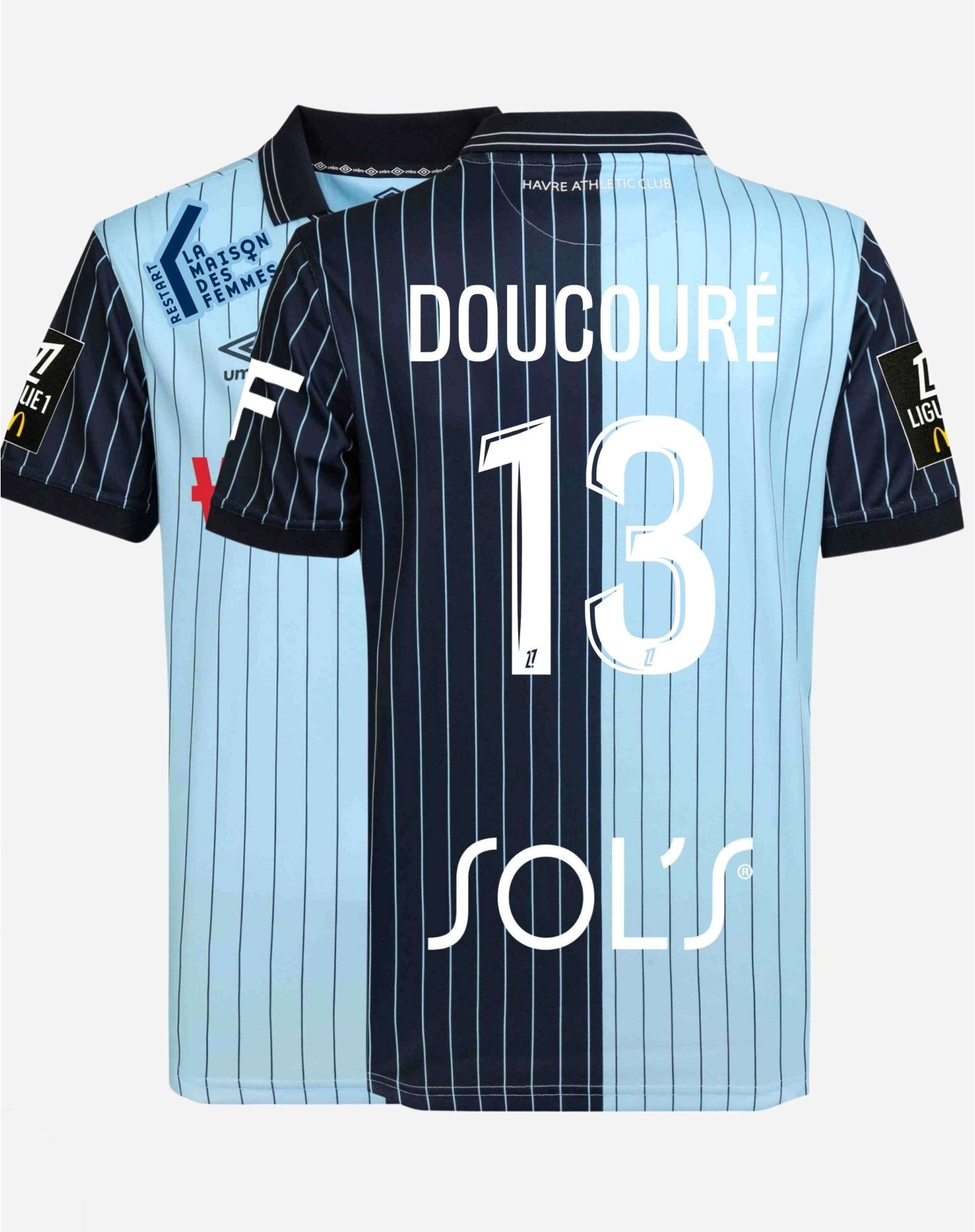 DOUCOURÉ 13 Maillot Porté | Havre AC - FC METZ
