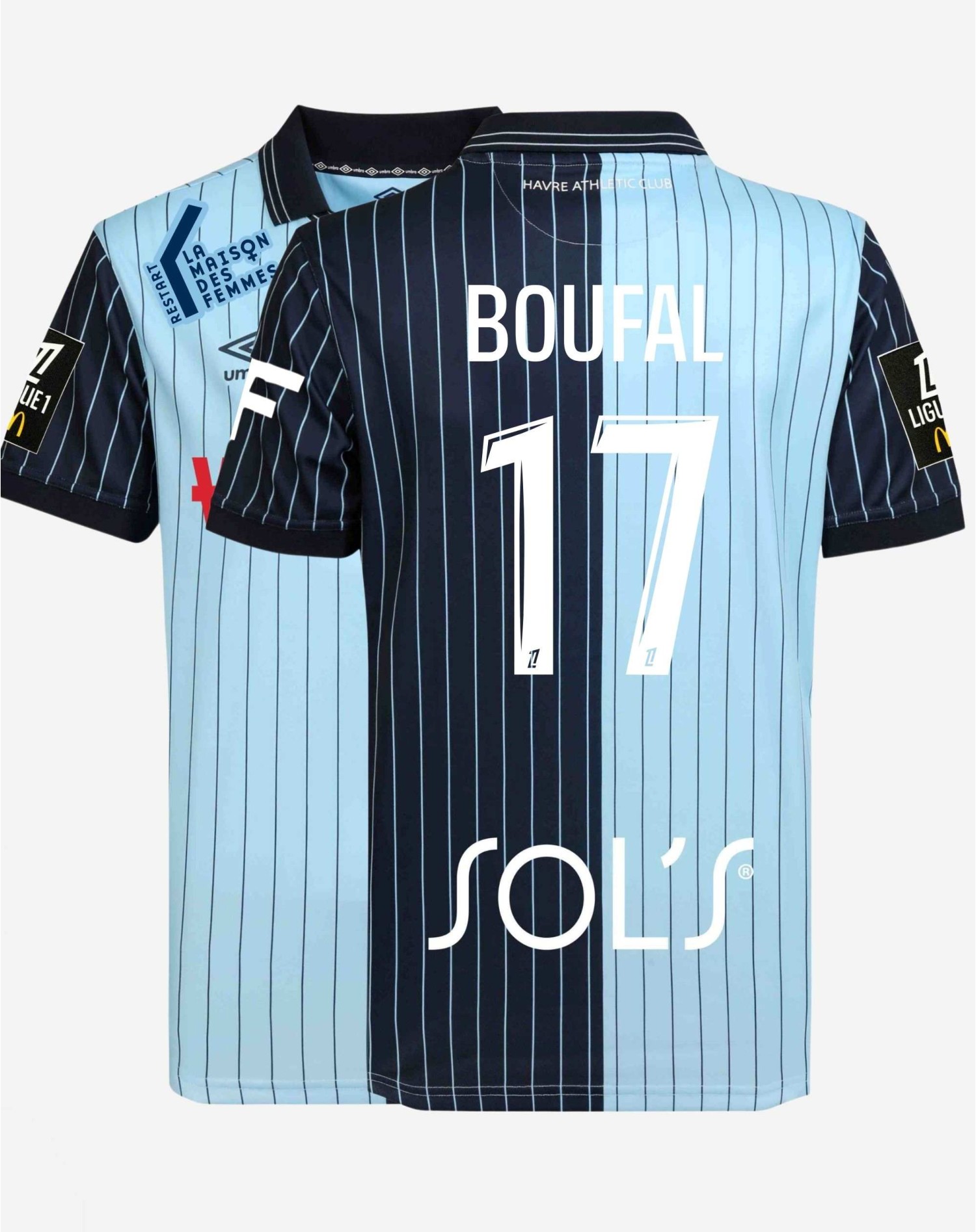 BOUFAL 17 Maillot Porté | Havre AC - FC METZ