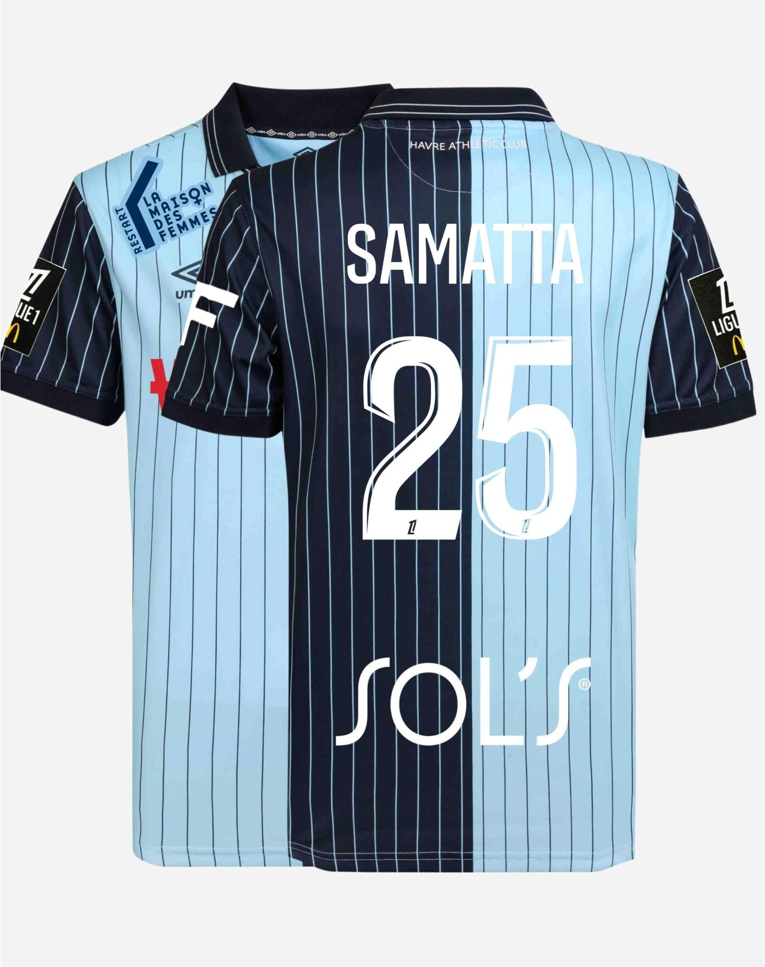 SAMATTA 25 Maillot Porté | Havre AC - FC METZ