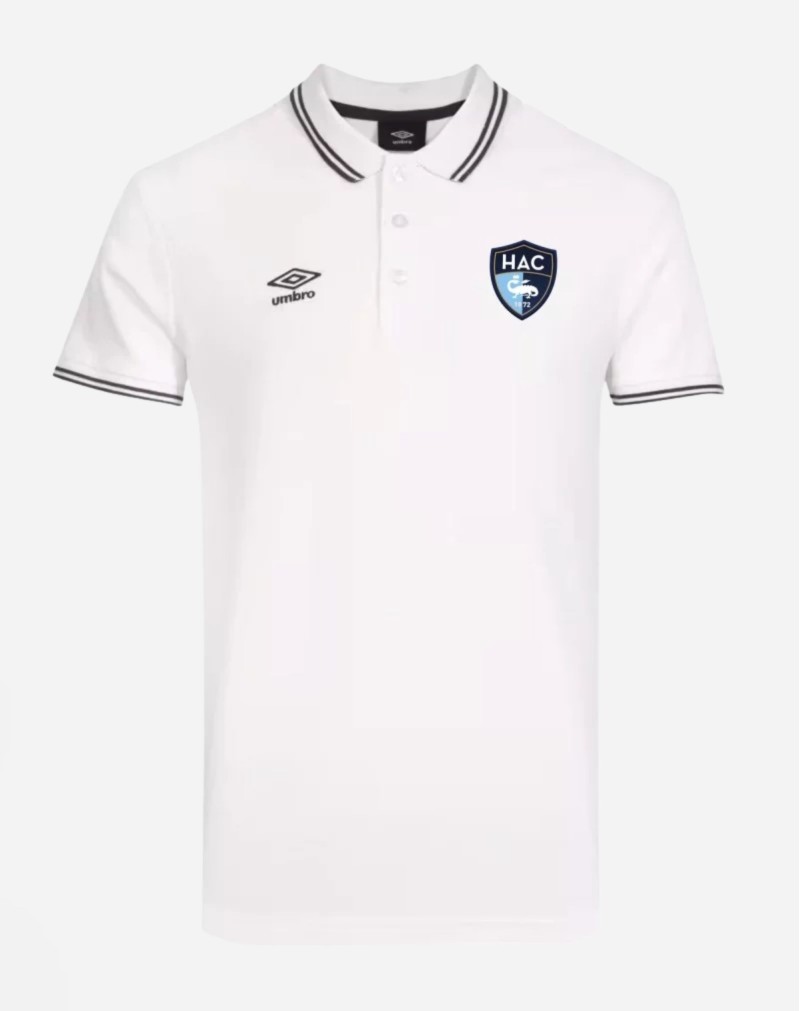 Polo Blanc Piqué HAC - face