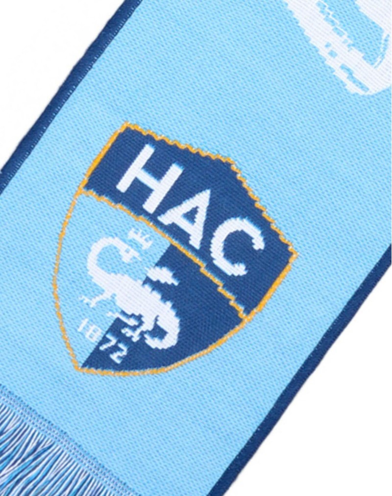 Écharpe Le HAC en Ligue 1 - gros plan