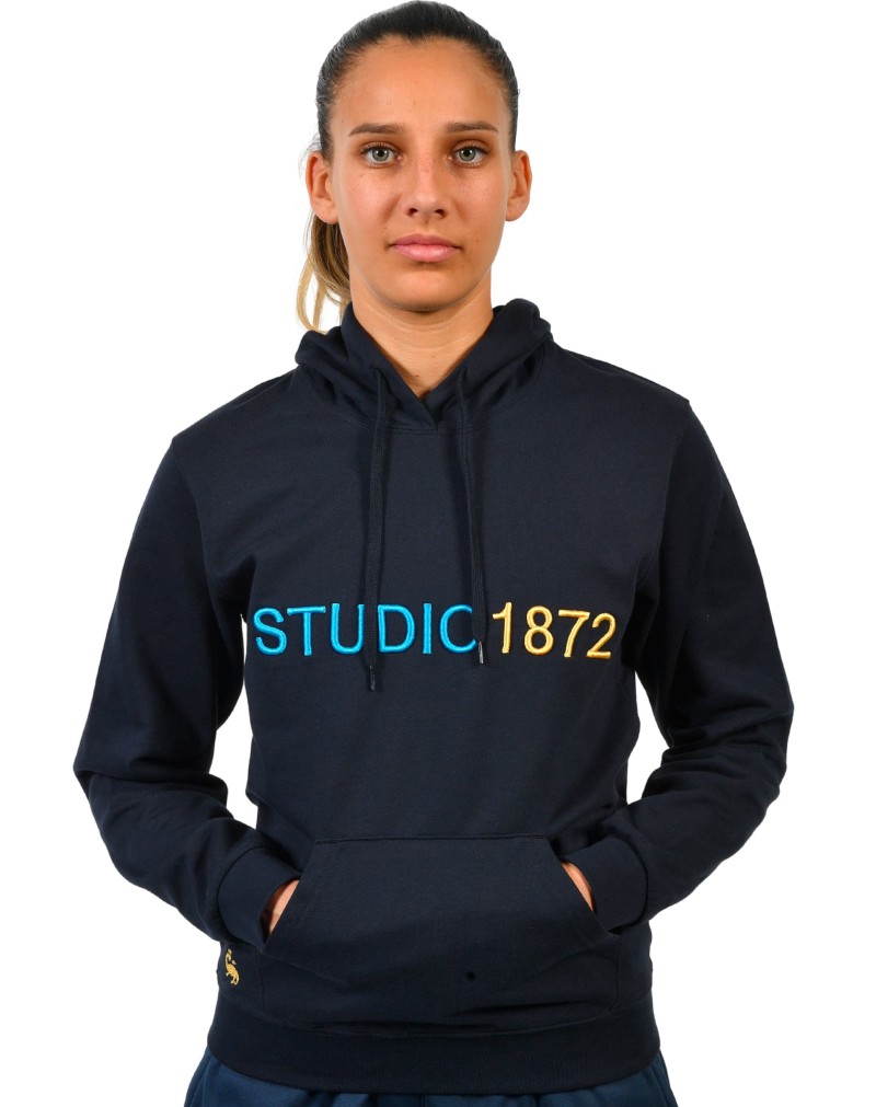 Sweat bleu marine Studio 1872 - mains dans les poches