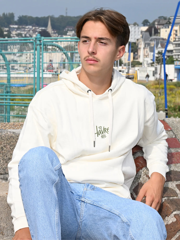 Hoodie Le Havre Iconique - Écru