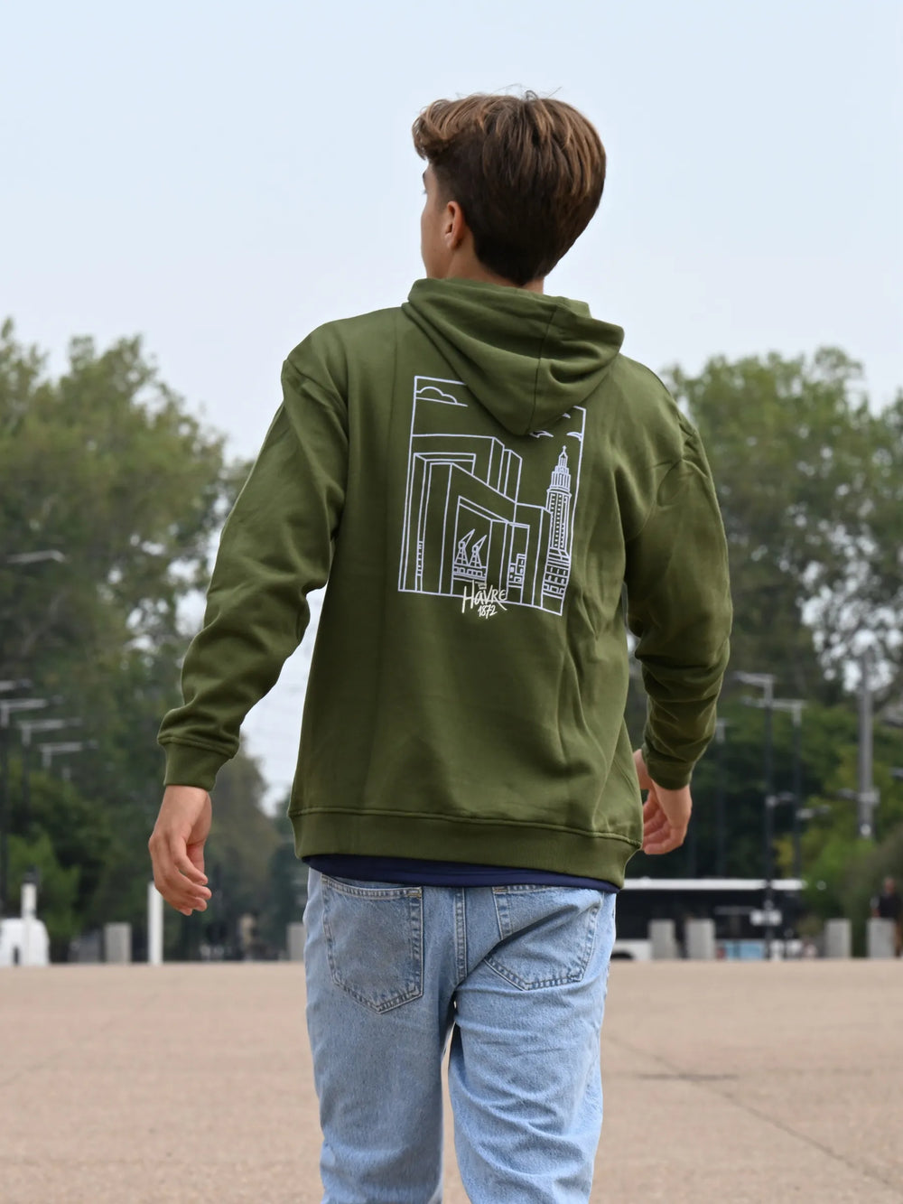 Hoodie Le Havre Iconique - Kaki