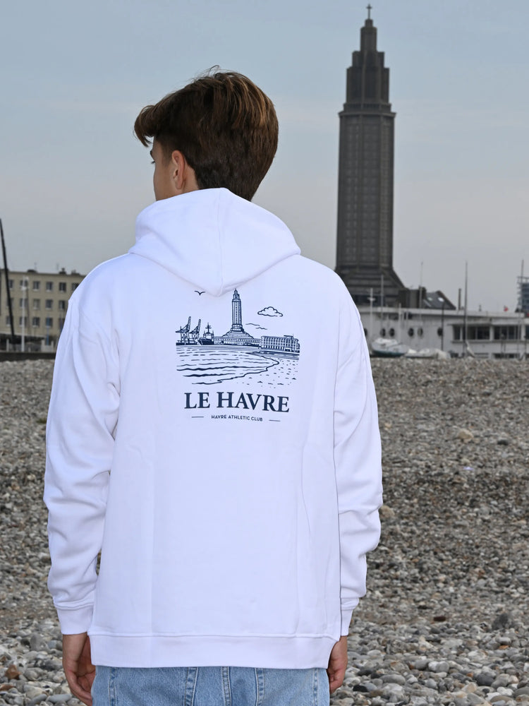 Hoodie Le Havre Iconique - Blanc