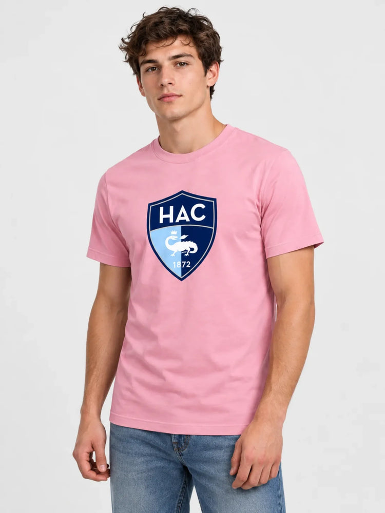 T-shirt HAC Logo Rose Bonbon
