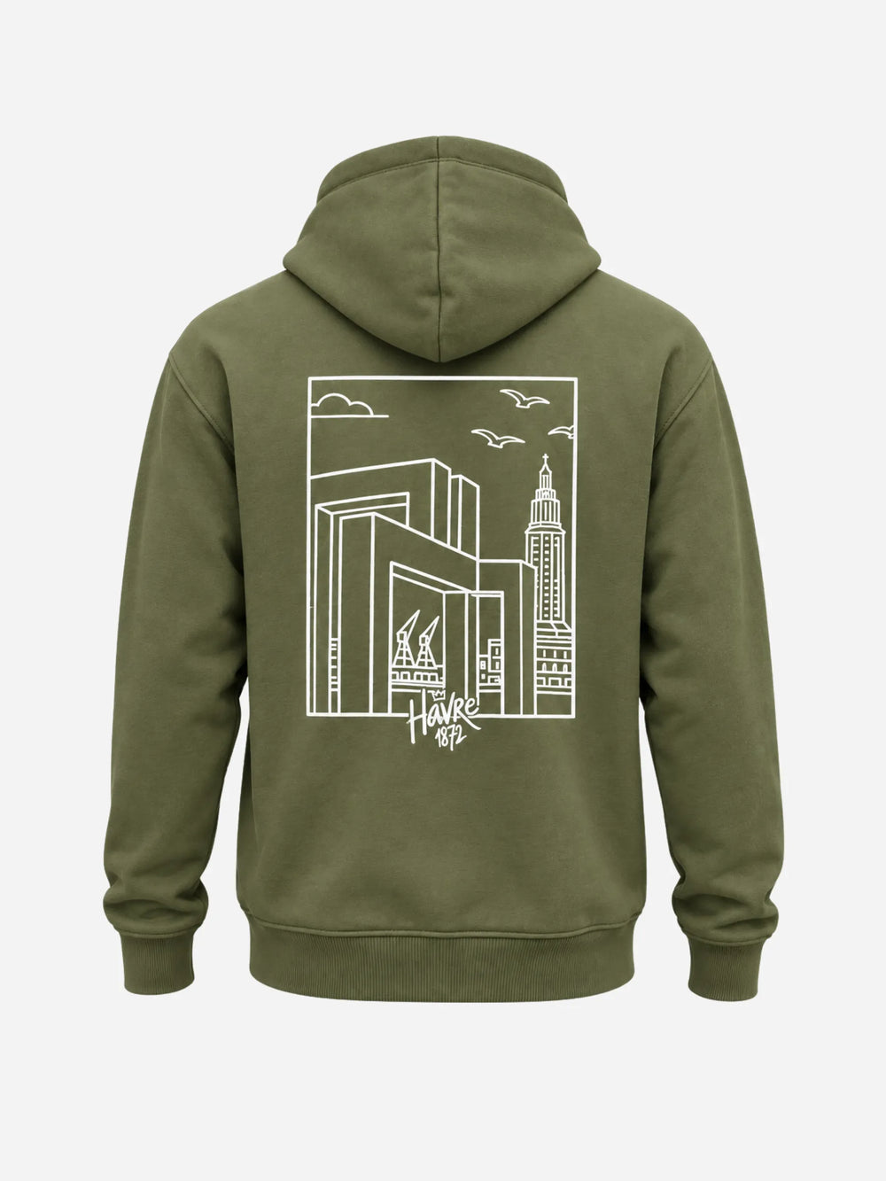 Hoodie Le Havre Iconique - Kaki