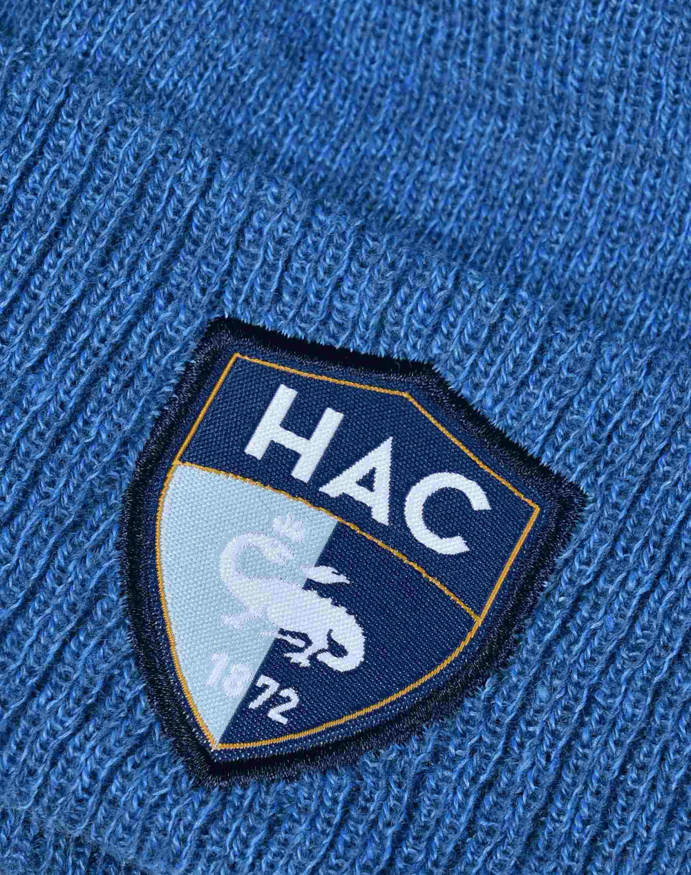 Bonnet Bleu Chiné - détail