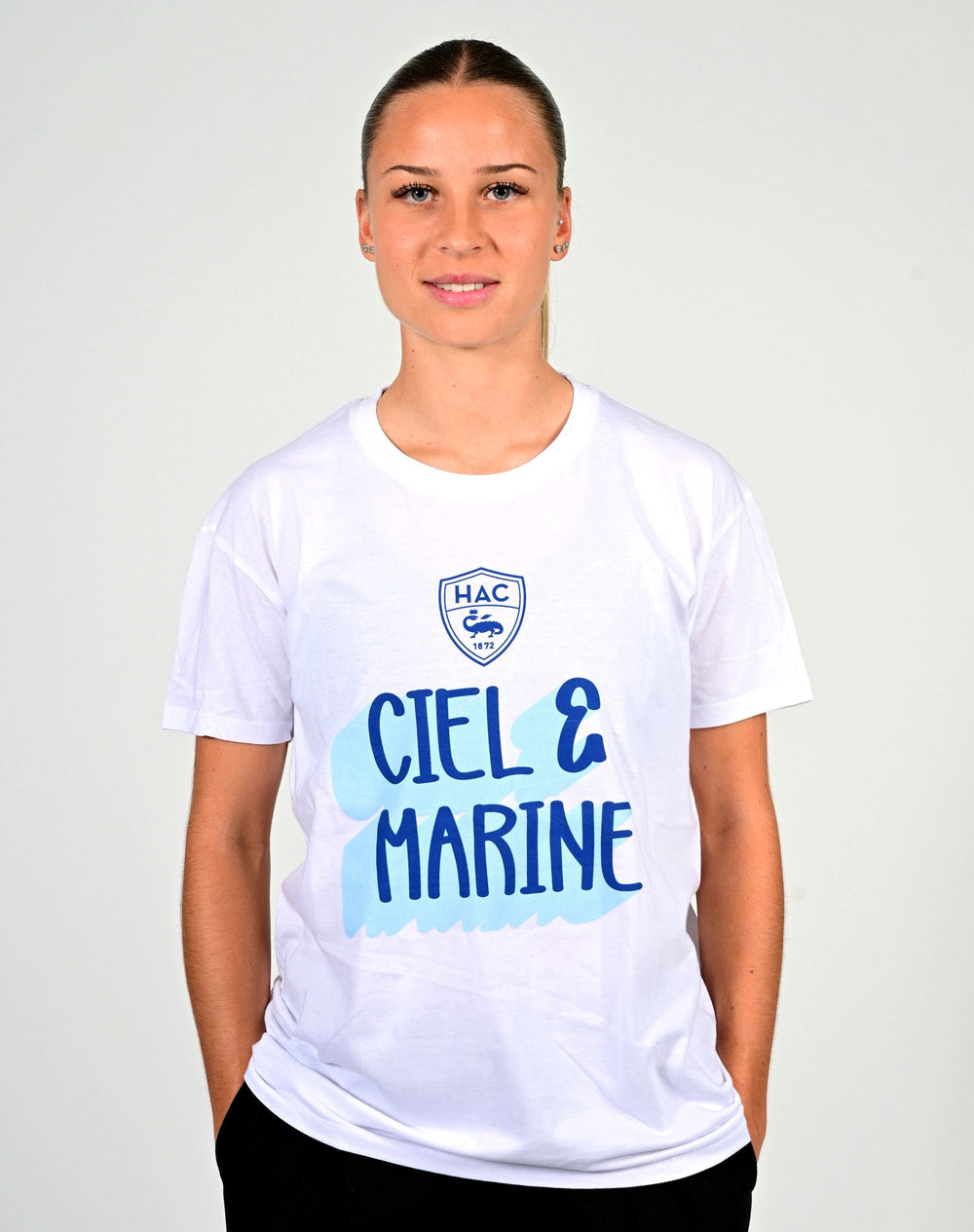 T-shirt Blanc Ciel&Marine - Face STIEVENART