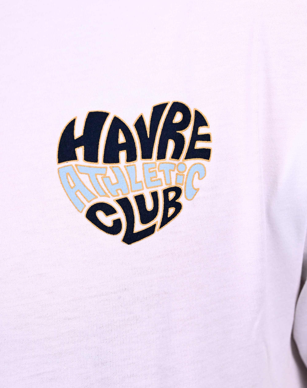 T-shirt Coeur - Blanc - zoom face