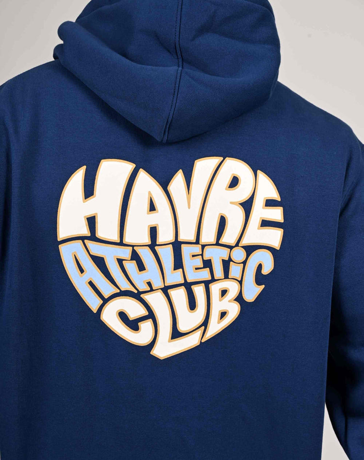 Hoodie Coeur - Marine - dos
