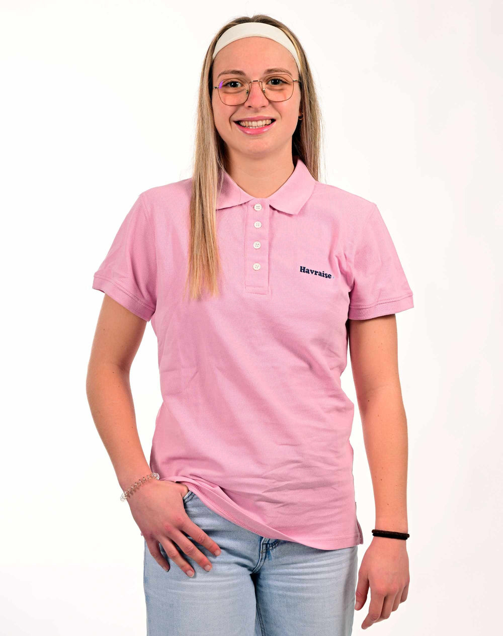 Polo Havraise - Rose - face