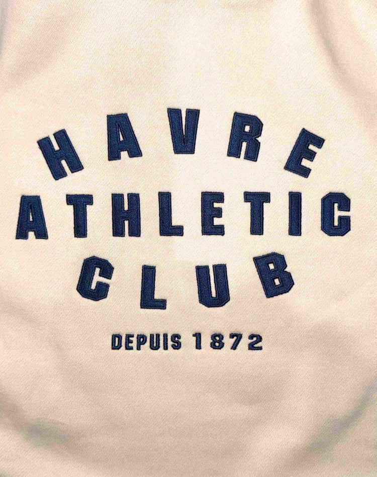 Hoodie Havre Athletic Club - Beige - face